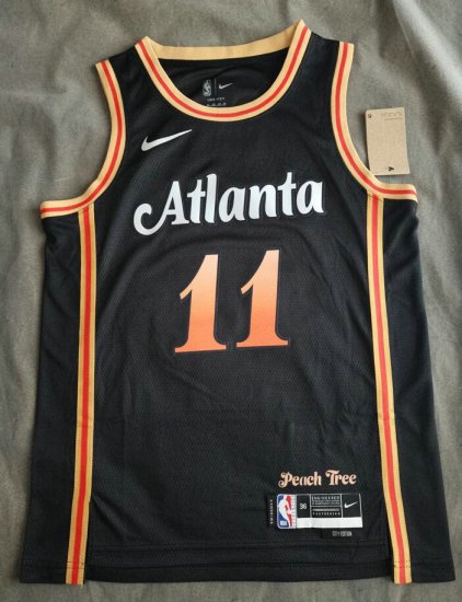 NBA 11 Young Atlanta Hawks 22-23 city Maillot imprimé